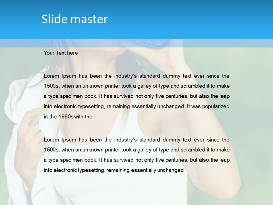 Outdoor Life Lifestyle PowerPoint Template