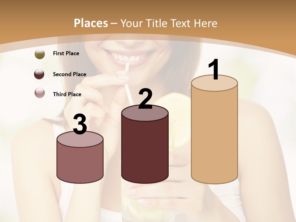 Teen Beverage Joy PowerPoint Template