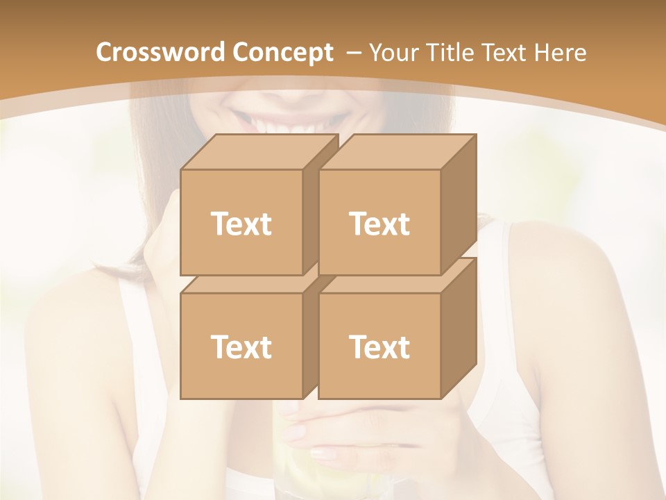 Teen Beverage Joy PowerPoint Template