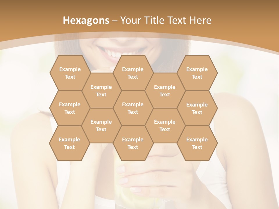 Teen Beverage Joy PowerPoint Template