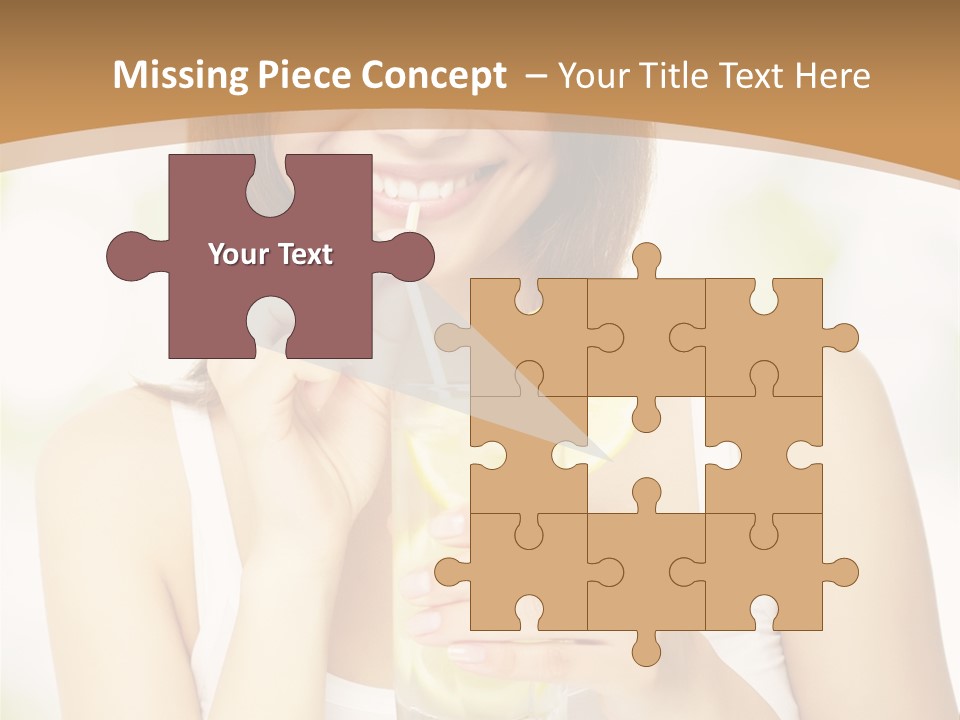 Teen Beverage Joy PowerPoint Template