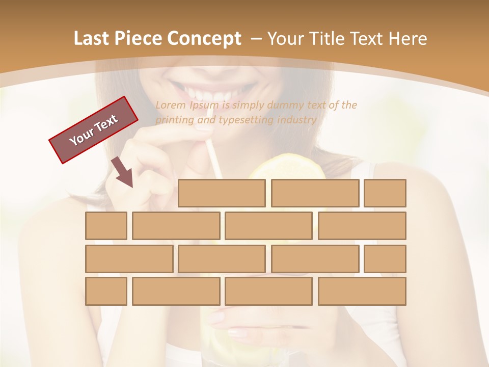 Teen Beverage Joy PowerPoint Template