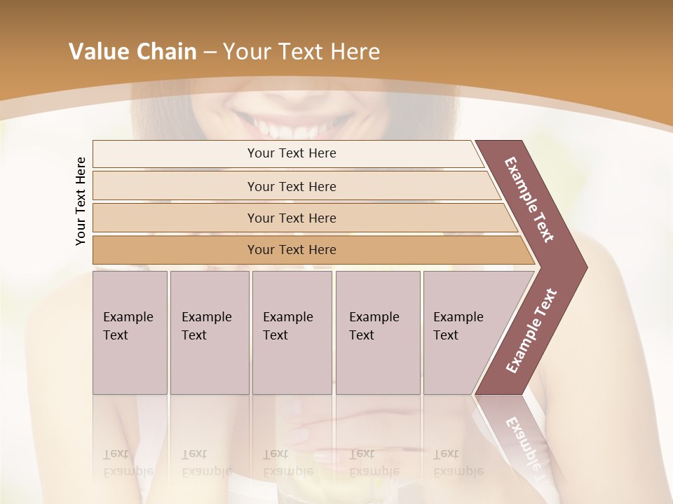 Teen Beverage Joy PowerPoint Template