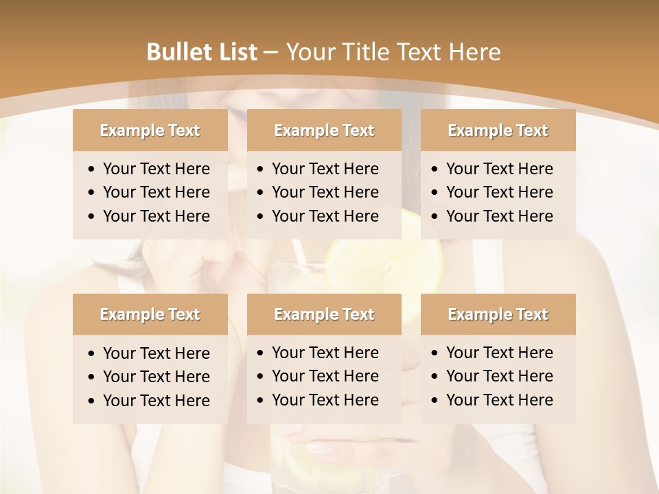 Teen Beverage Joy PowerPoint Template