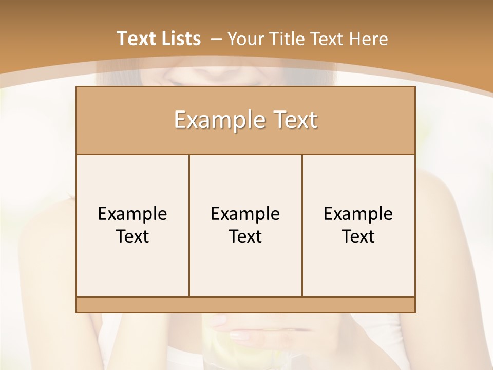 Teen Beverage Joy PowerPoint Template