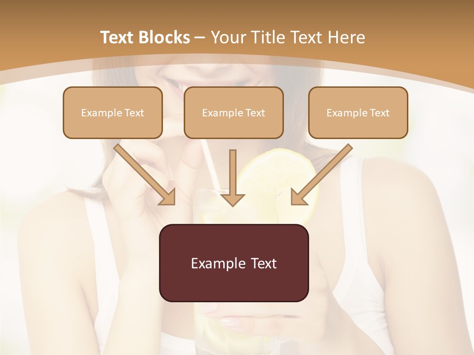 Teen Beverage Joy PowerPoint Template