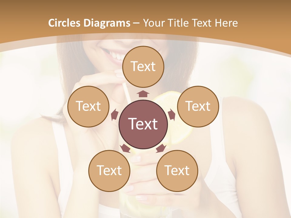 Teen Beverage Joy PowerPoint Template