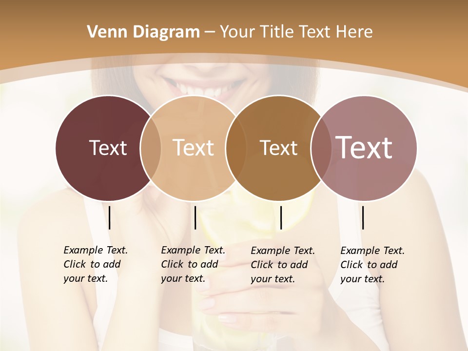 Teen Beverage Joy PowerPoint Template