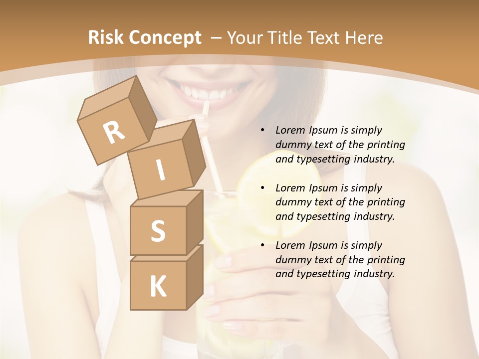 Teen Beverage Joy PowerPoint Template