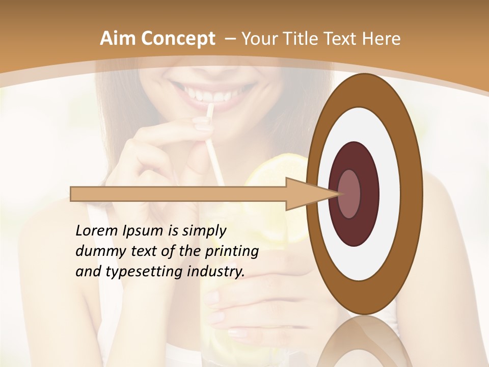 Teen Beverage Joy PowerPoint Template