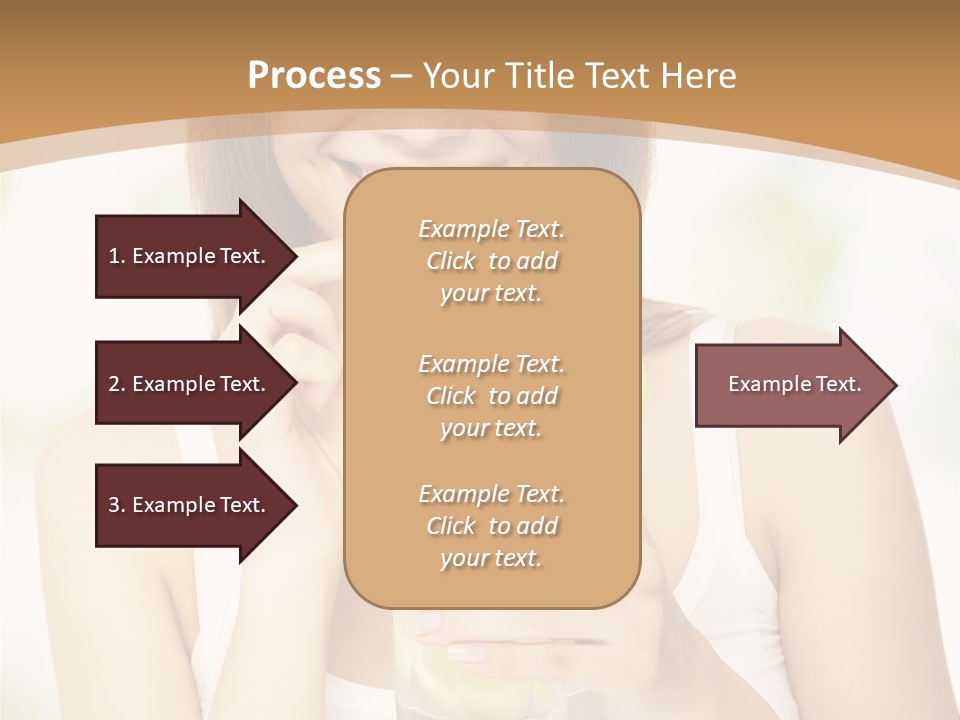 Teen Beverage Joy PowerPoint Template