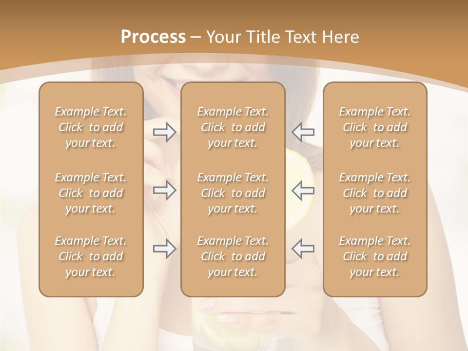 Teen Beverage Joy PowerPoint Template