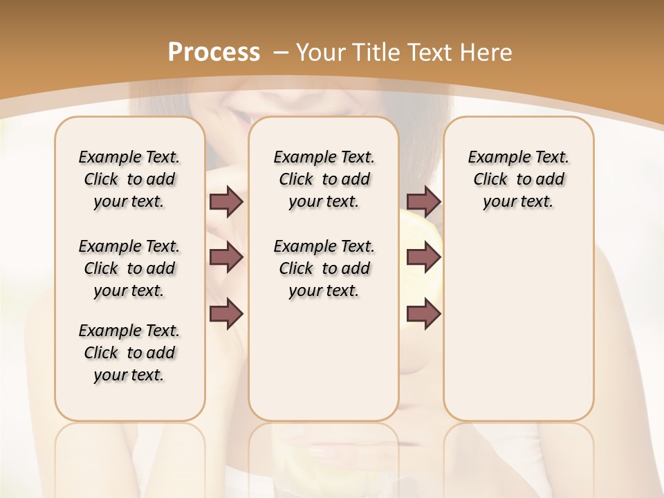 Teen Beverage Joy PowerPoint Template