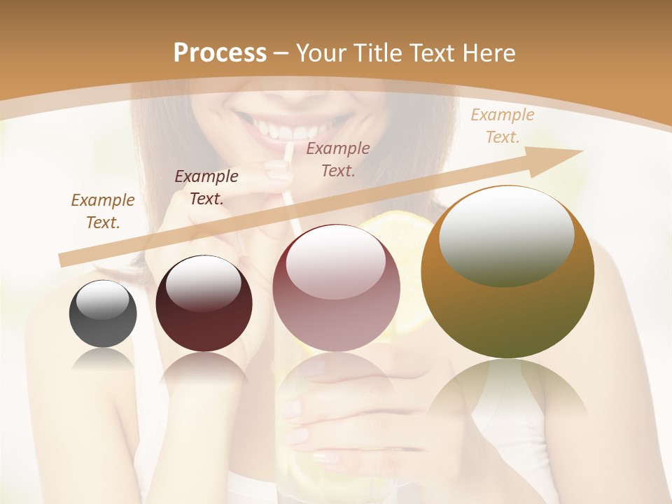 Teen Beverage Joy PowerPoint Template