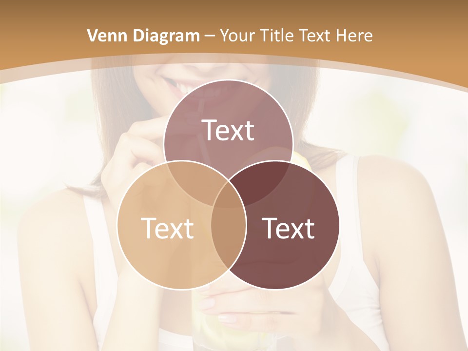 Teen Beverage Joy PowerPoint Template