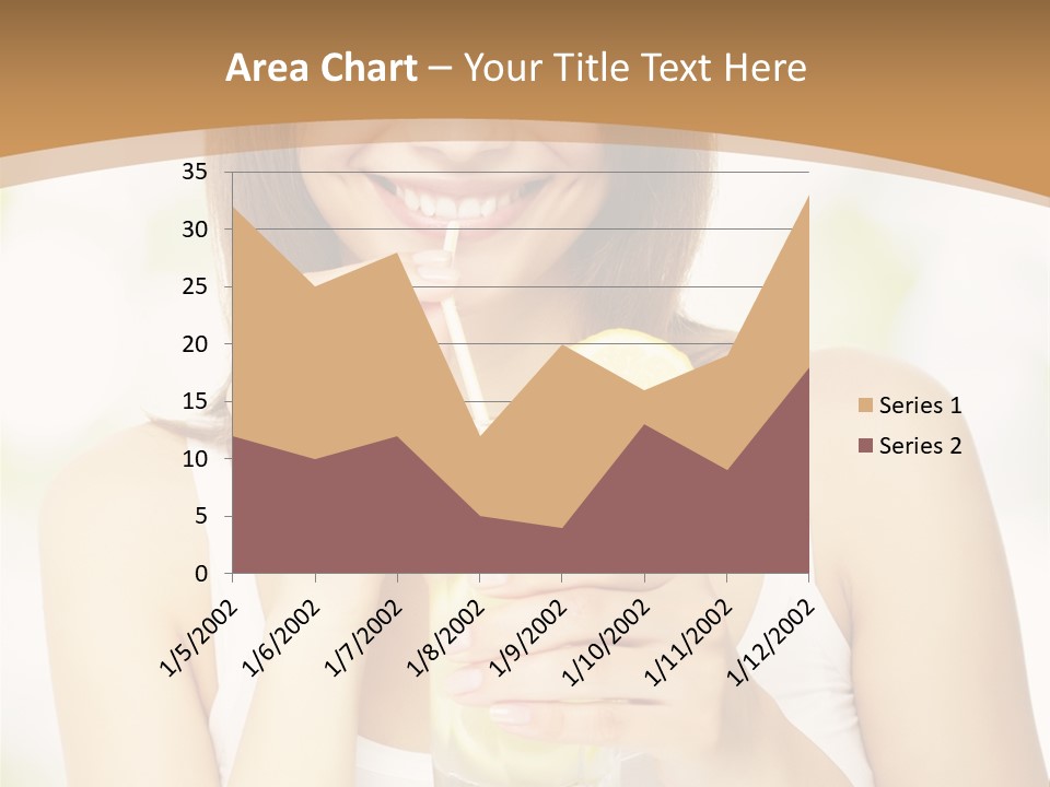 Teen Beverage Joy PowerPoint Template