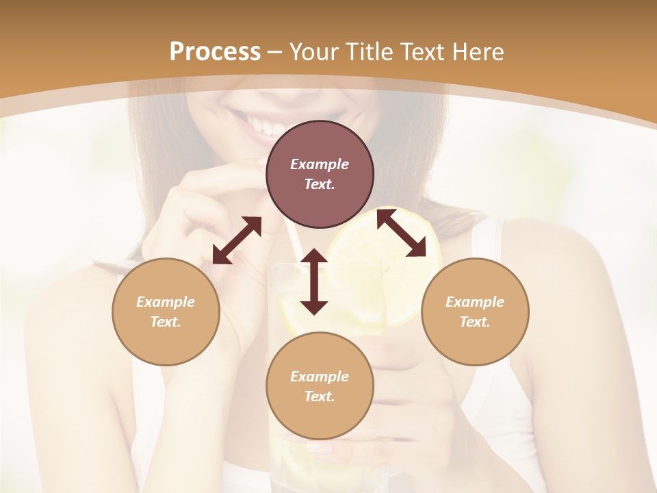 Teen Beverage Joy PowerPoint Template