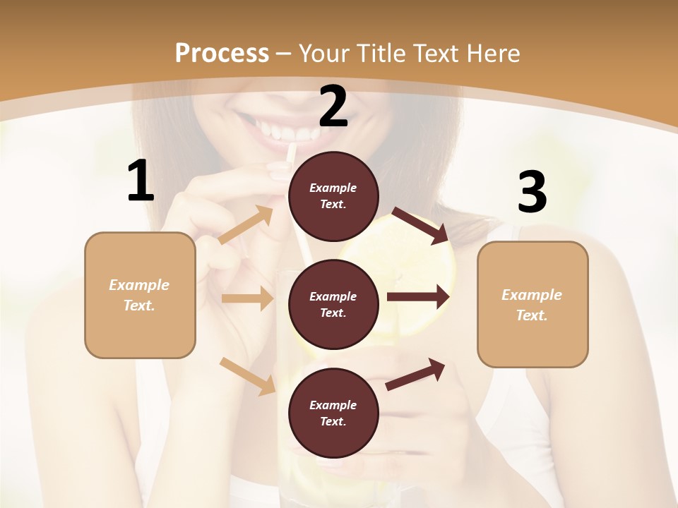 Teen Beverage Joy PowerPoint Template