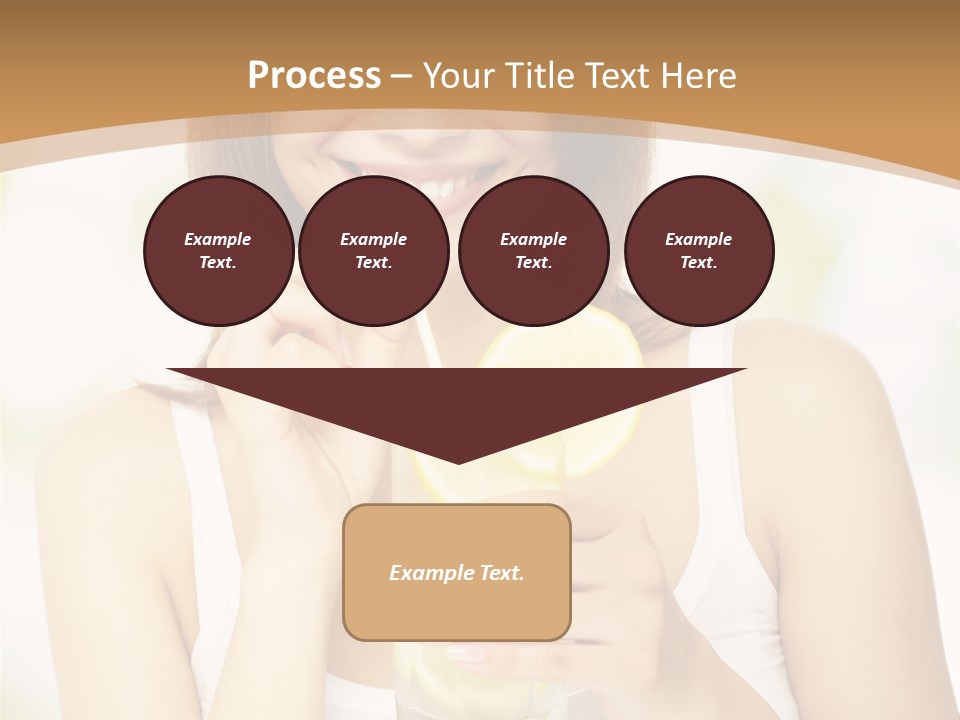 Teen Beverage Joy PowerPoint Template