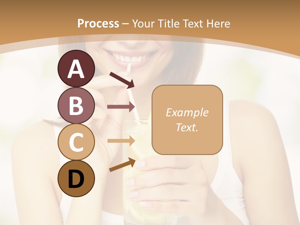 Teen Beverage Joy PowerPoint Template