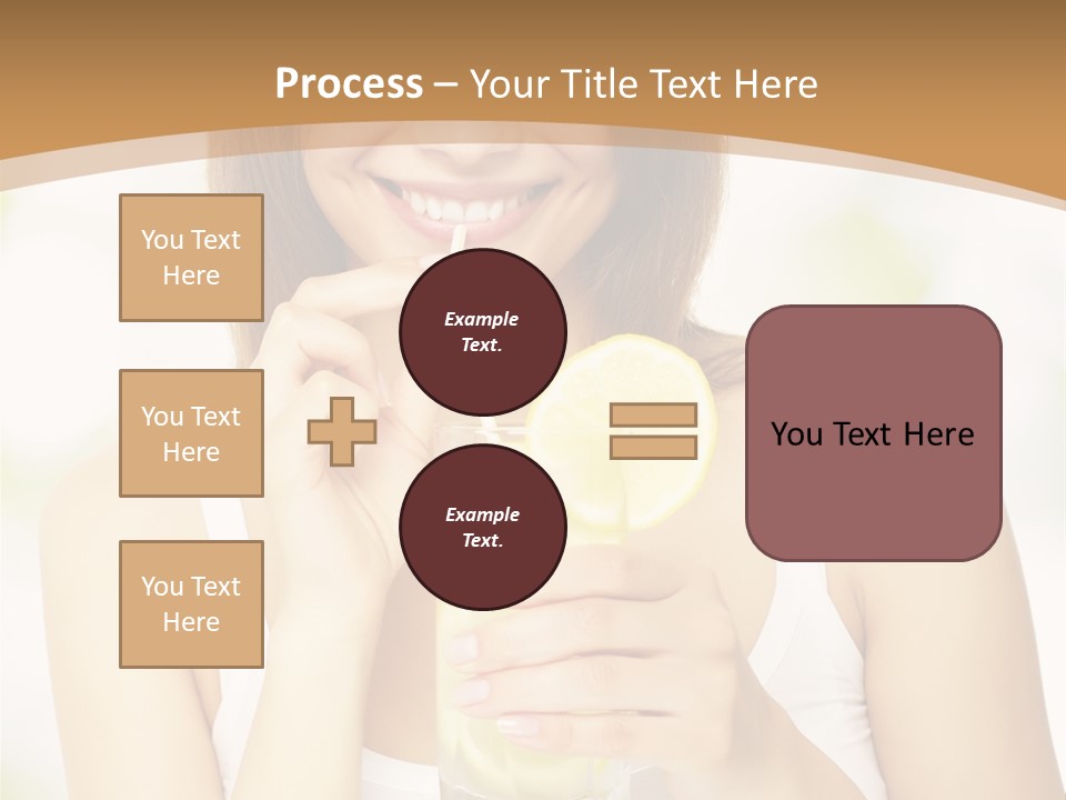 Teen Beverage Joy PowerPoint Template