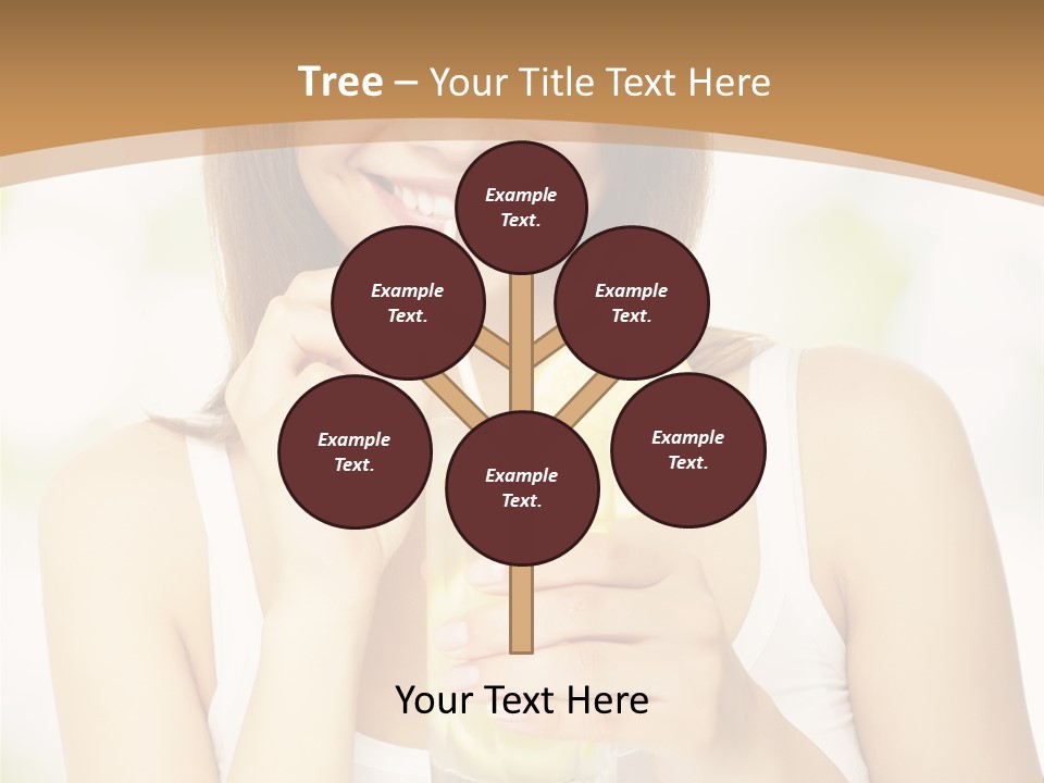 Teen Beverage Joy PowerPoint Template