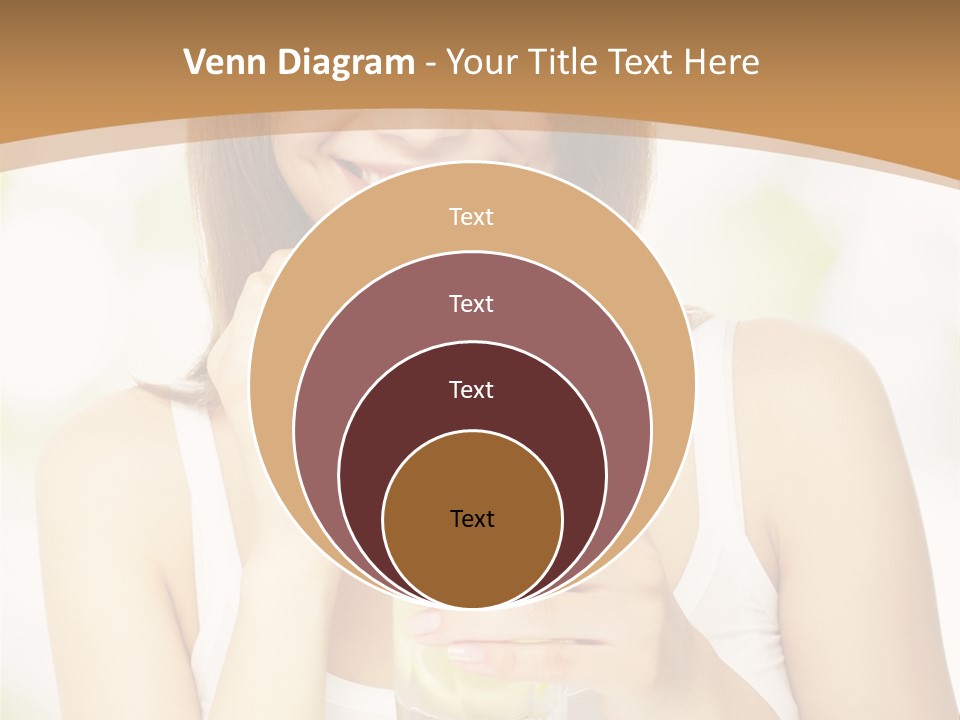 Teen Beverage Joy PowerPoint Template