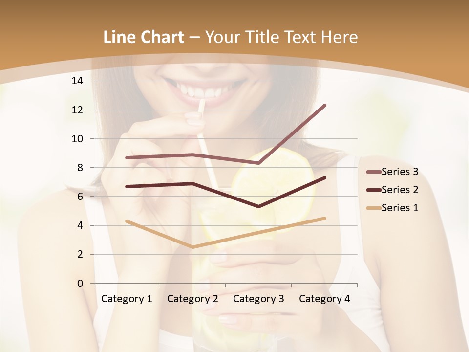 Teen Beverage Joy PowerPoint Template