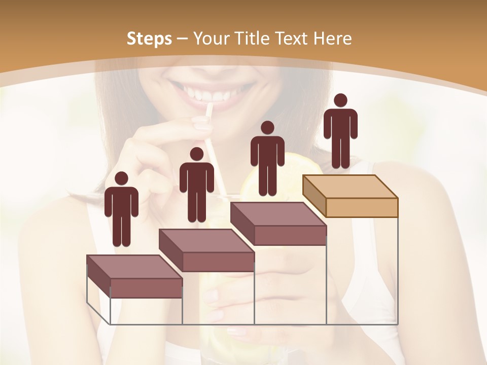 Teen Beverage Joy PowerPoint Template