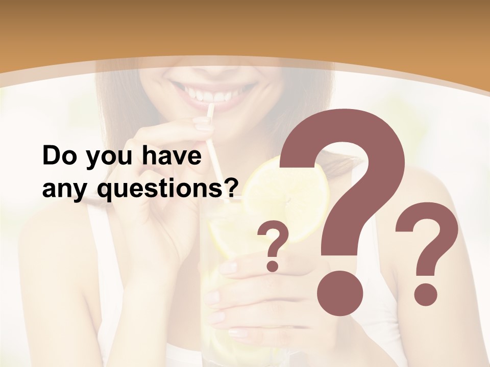 Teen Beverage Joy PowerPoint Template