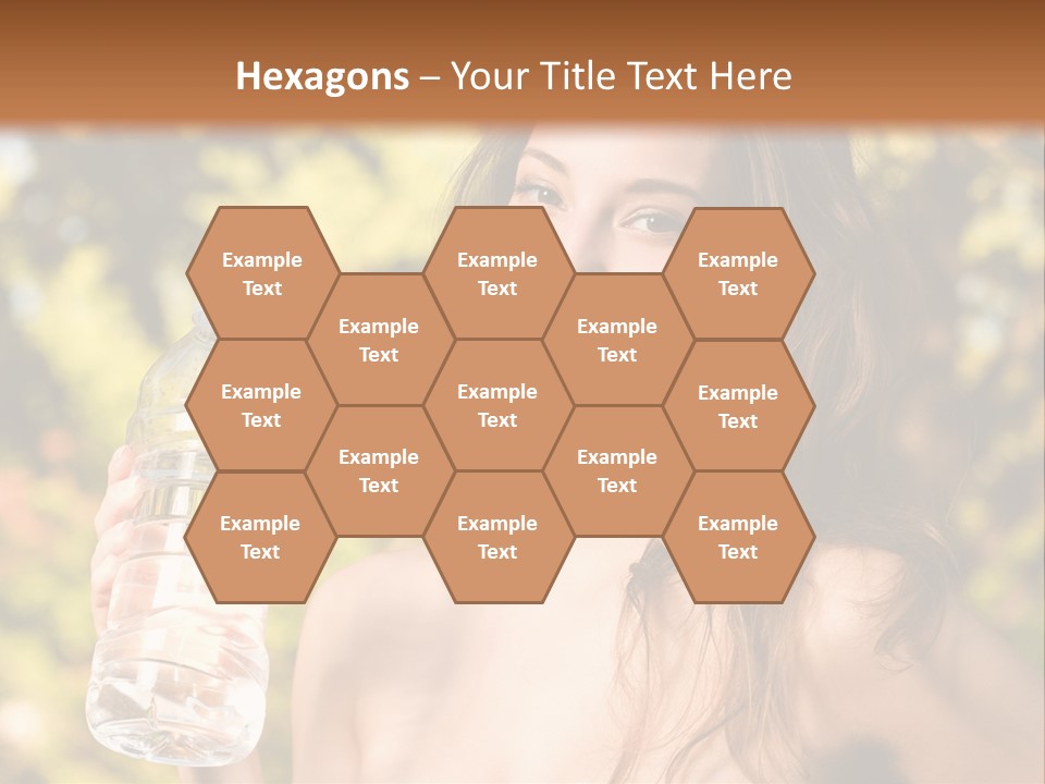 Drinking Cute Water PowerPoint Template