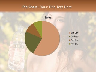 Drinking Cute Water PowerPoint Template