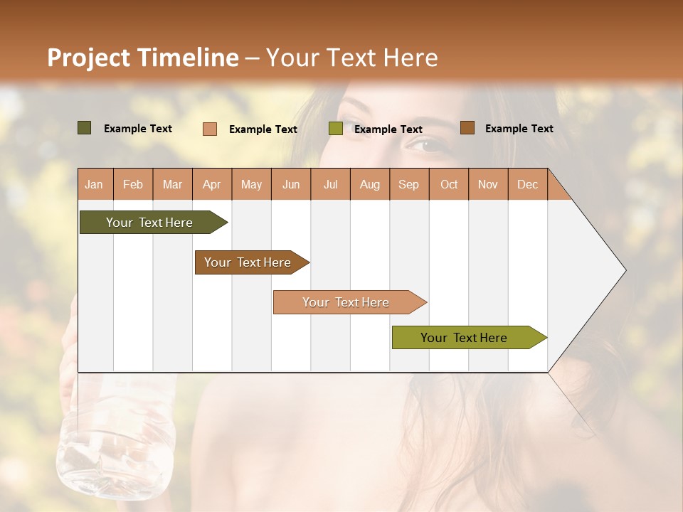 Drinking Cute Water PowerPoint Template