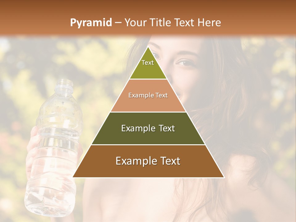 Drinking Cute Water PowerPoint Template