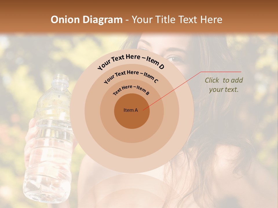 Drinking Cute Water PowerPoint Template