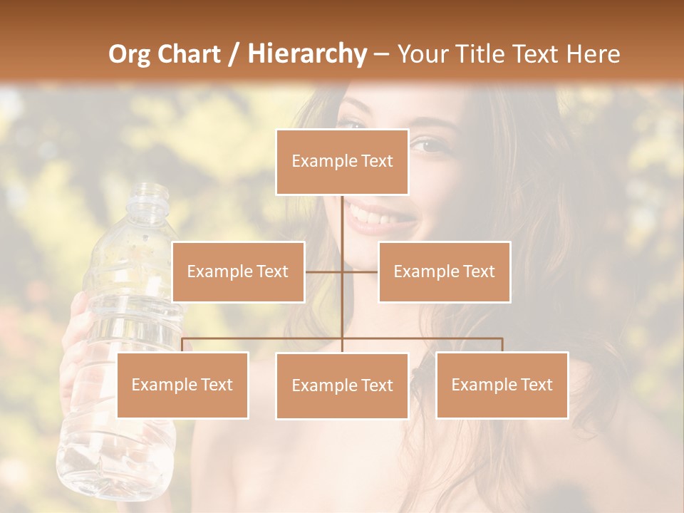 Drinking Cute Water PowerPoint Template