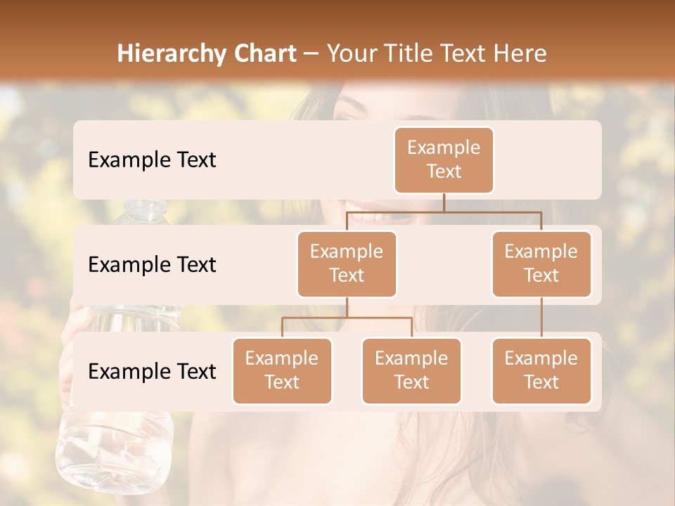 Drinking Cute Water PowerPoint Template
