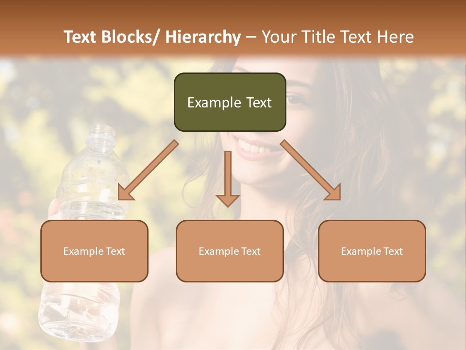 Drinking Cute Water PowerPoint Template