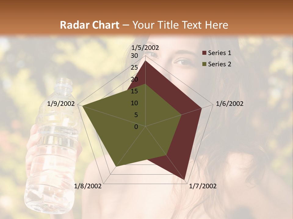 Drinking Cute Water PowerPoint Template