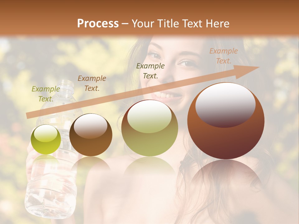 Drinking Cute Water PowerPoint Template