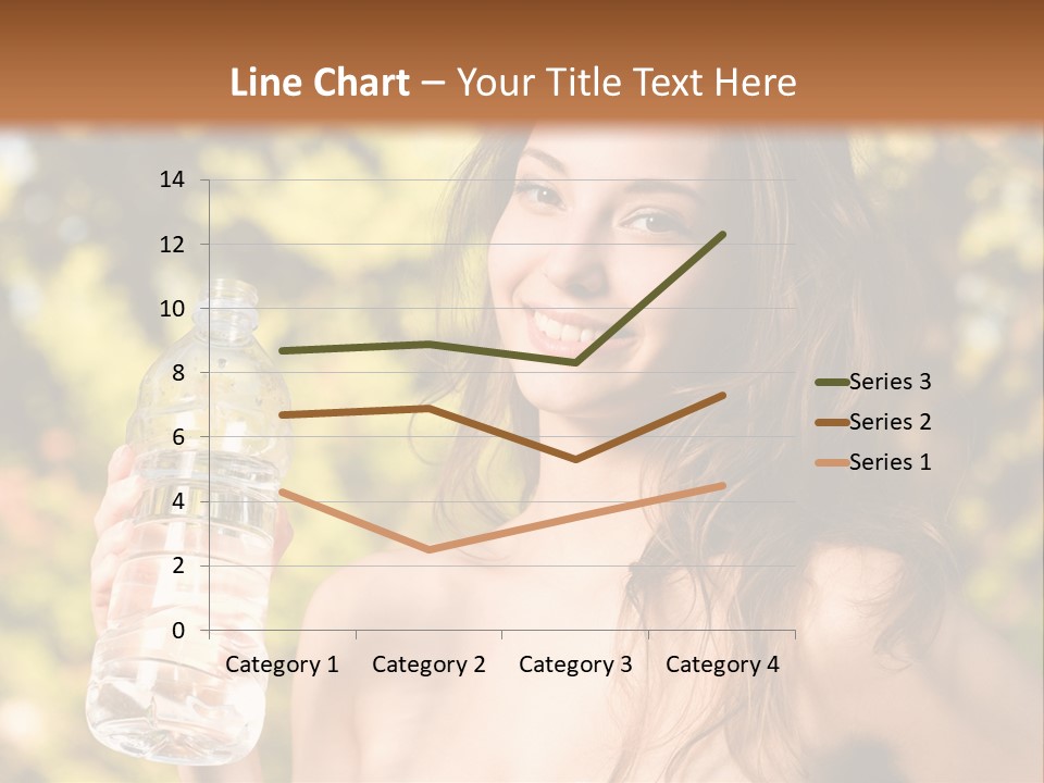 Drinking Cute Water PowerPoint Template