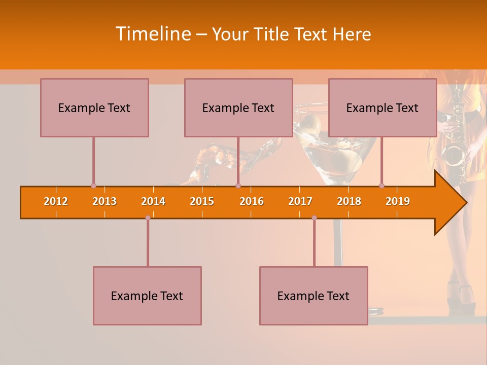 Young Female Transparent PowerPoint Template