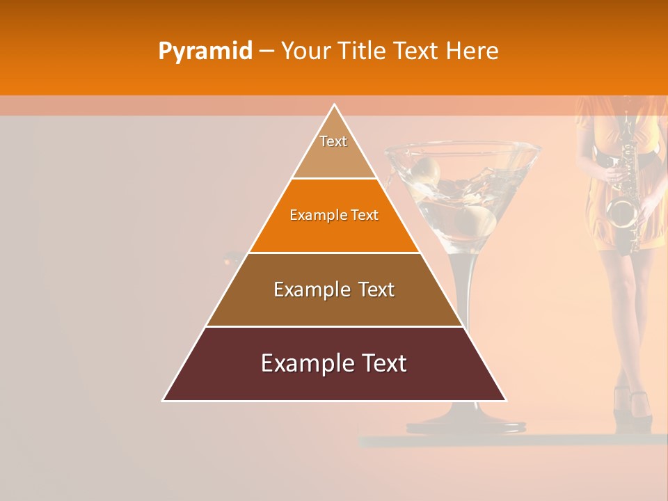 Young Female Transparent PowerPoint Template