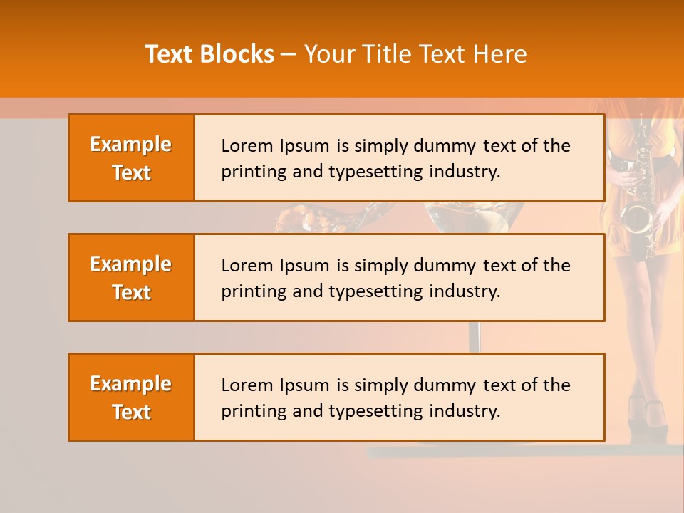 Young Female Transparent PowerPoint Template