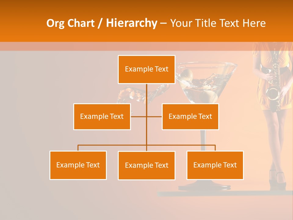 Young Female Transparent PowerPoint Template