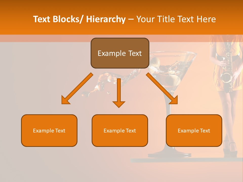 Young Female Transparent PowerPoint Template