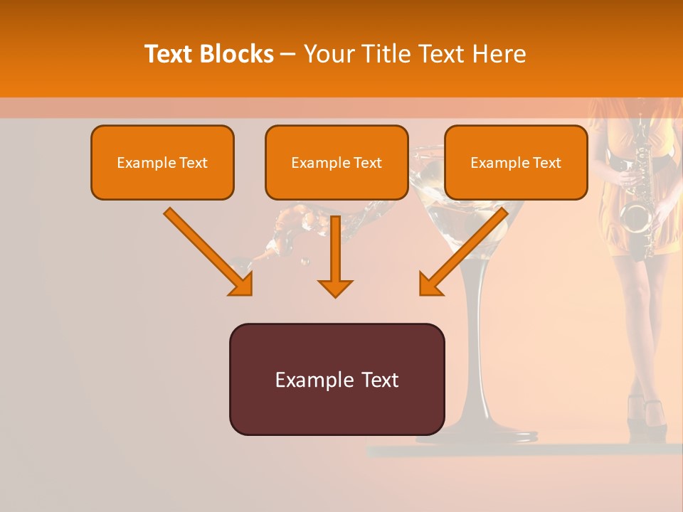 Young Female Transparent PowerPoint Template