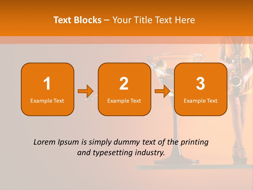 Young Female Transparent PowerPoint Template