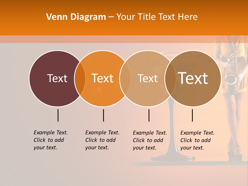 Young Female Transparent PowerPoint Template