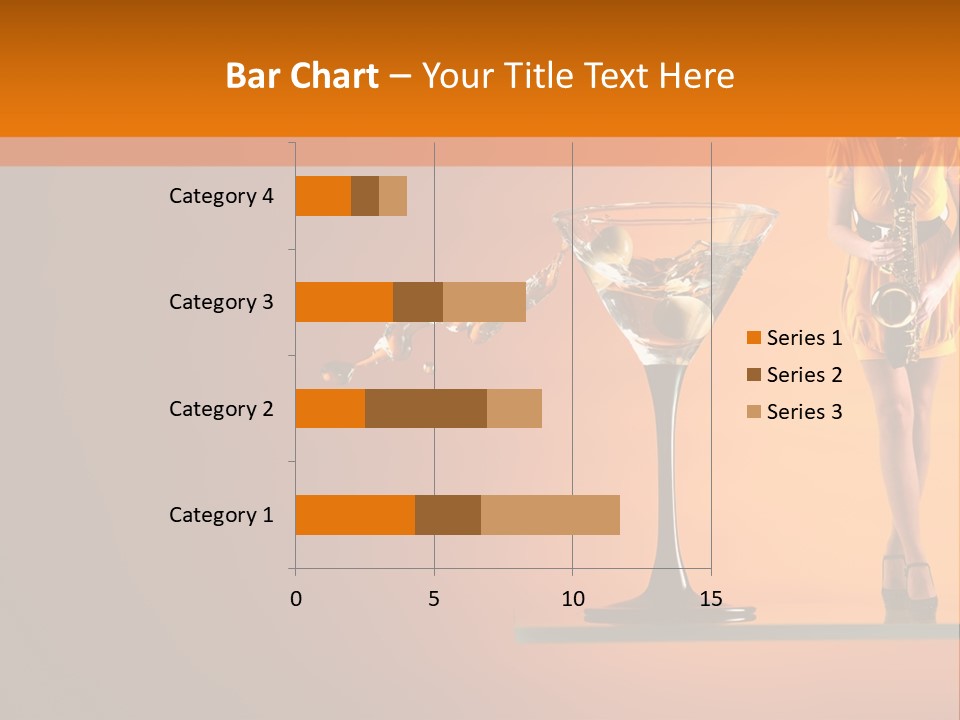 Young Female Transparent PowerPoint Template